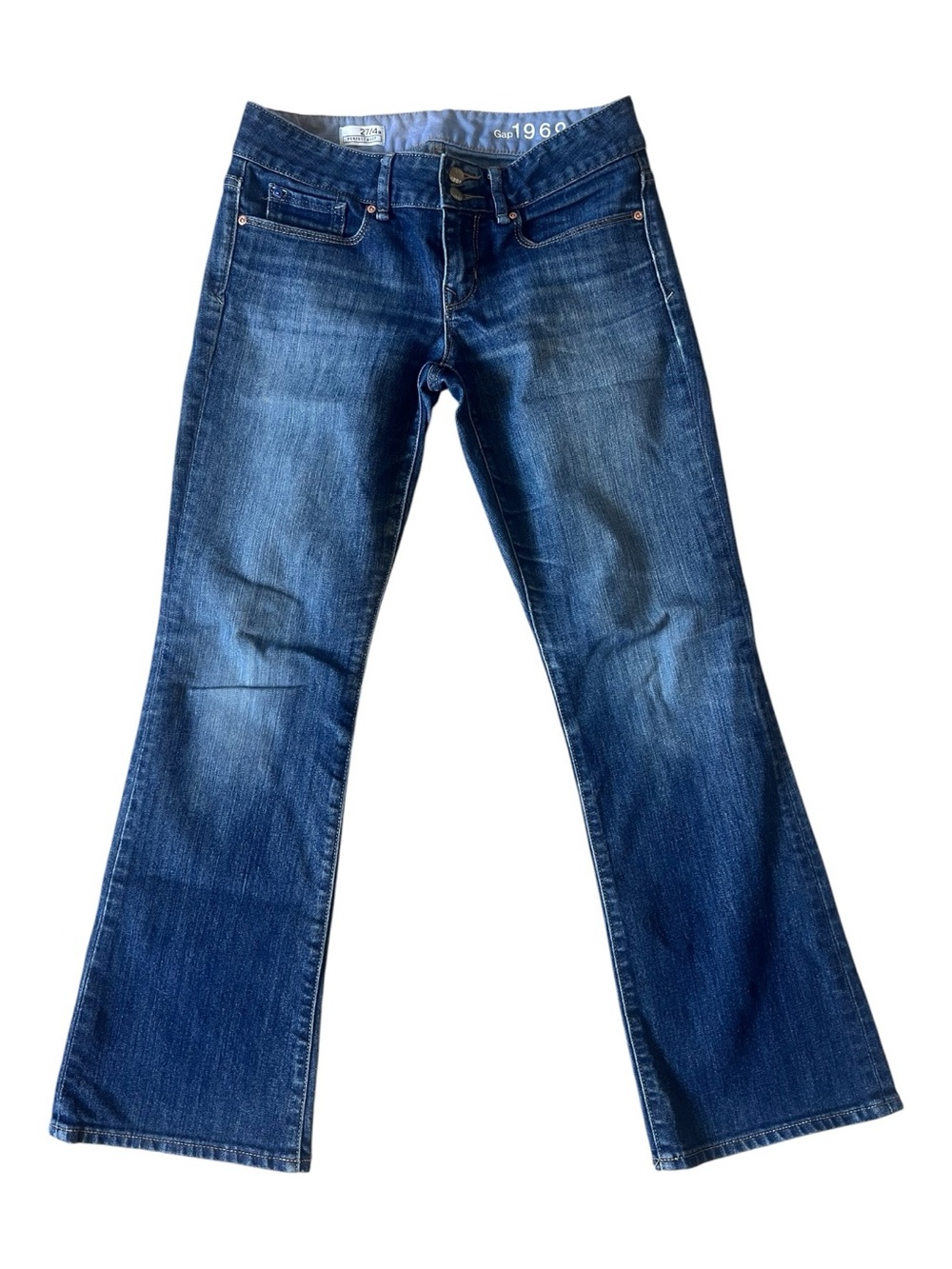 GAP vintage Women's Medium Wash perfect Bootcut Jeans Sz 27